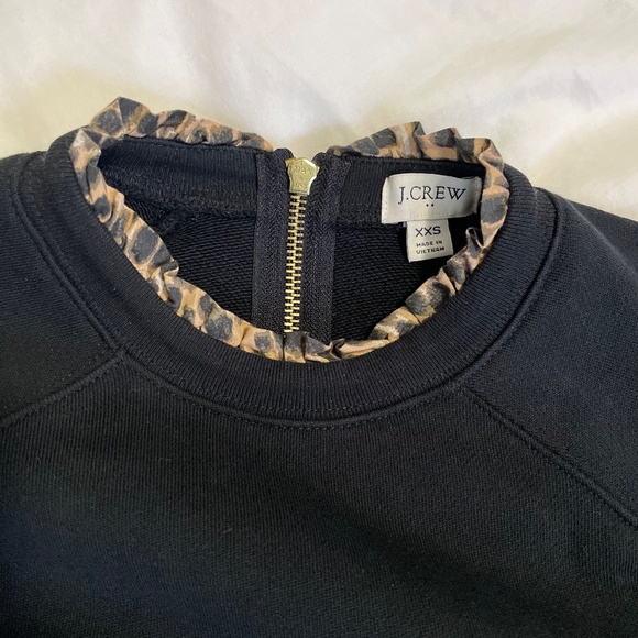 J Crew Ruffleneck Pullover Sweatshirt - Picture 5 of 5